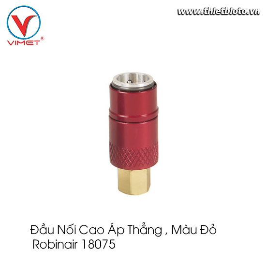 Đầu nối cao áp  thẳng , màu đỏ 18075