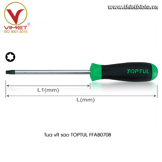 Tua vít sao TOPTUL FFAB0708